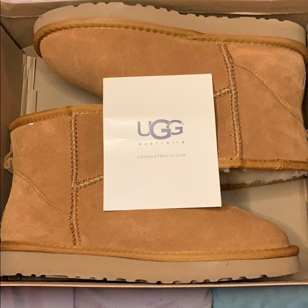 classic mini chestnut ugg boots